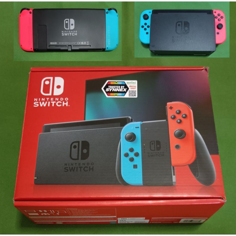 Nintendo Switch V2 กล่องแดง , Nintendo switch, Switch กล่องแดง , เกมพกพา( มือ2 )