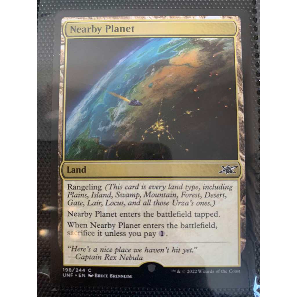 MTG Unfinity: Nearby Planet