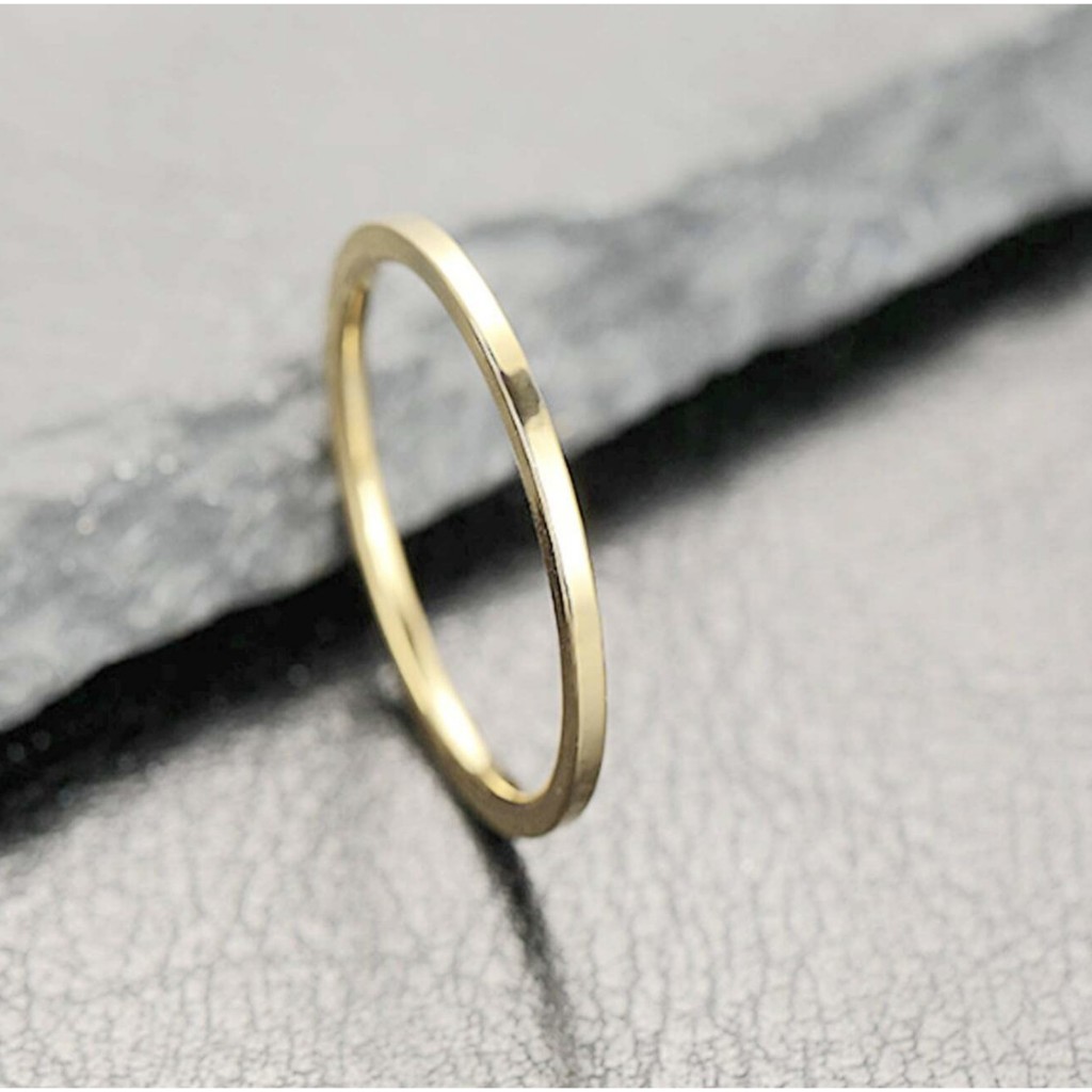 KYM.vibes - daily ring แหวนไทเทเนียม กันน้ำ กันเหงื่อ ไม่ลอก ไม่ดำ (มี 2 สี)