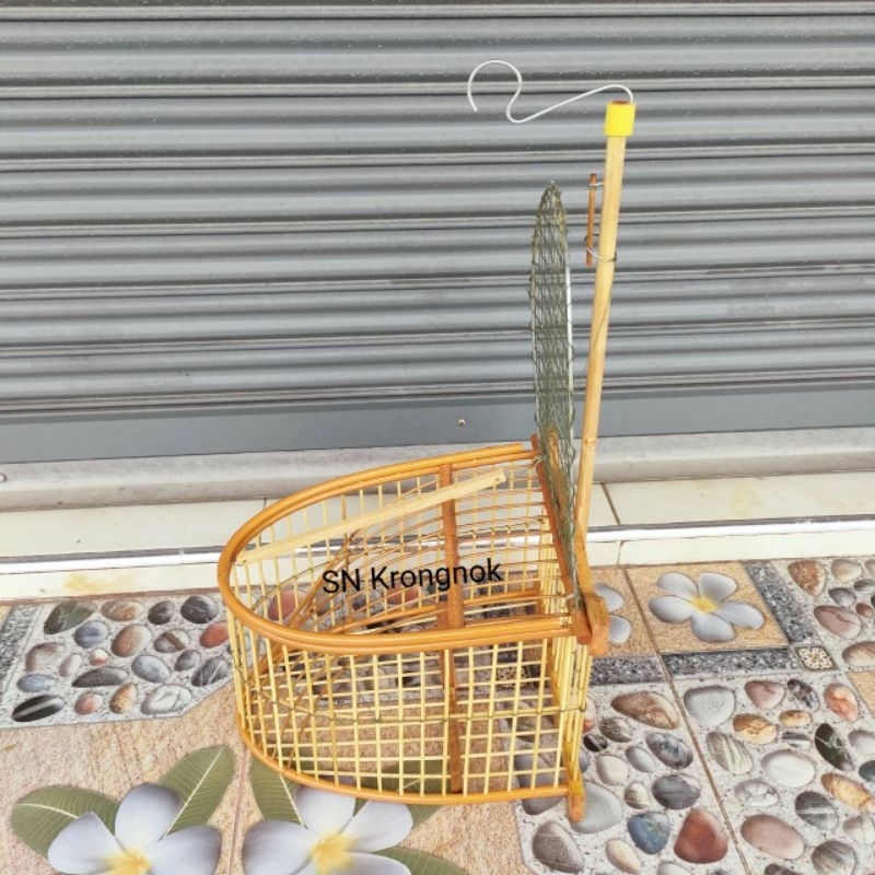 เพนียดดักนกหัวจุก  กรงต่อทรงเตารีด กรงดักนกหัวจุก นกกางเขน นกกรงหัวจุก ราคา ถูกที่สุด ดีลบีเคเค แกลเลอรีภาพที่ 2