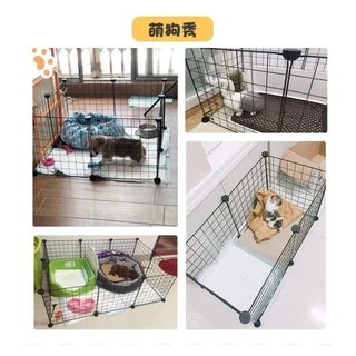 🐶 รั้วกั้นสุนัข😺 อุปกรณ์ประกอบกรงสัตว์เลี้ยง DIY กรงกระต่าย กรงหมา ประกอบได้หลากหลายรูปทรง