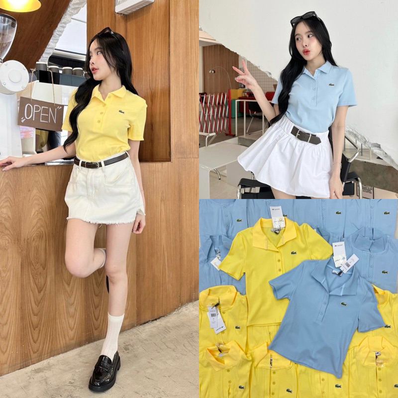 LC polo shirt เสื้อแขนสั้นคอปก รุ่นใหม่ น่ารักมากกๆ ใหม่ชนช็อปเลยค่ะ