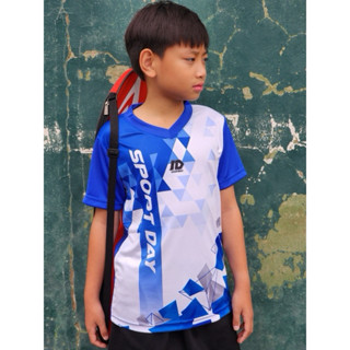 เสื้อกีฬาเด็ก ID-SS4 ผ้าไมโครเกรดเอ ผ้านิ่มใส่สบาย