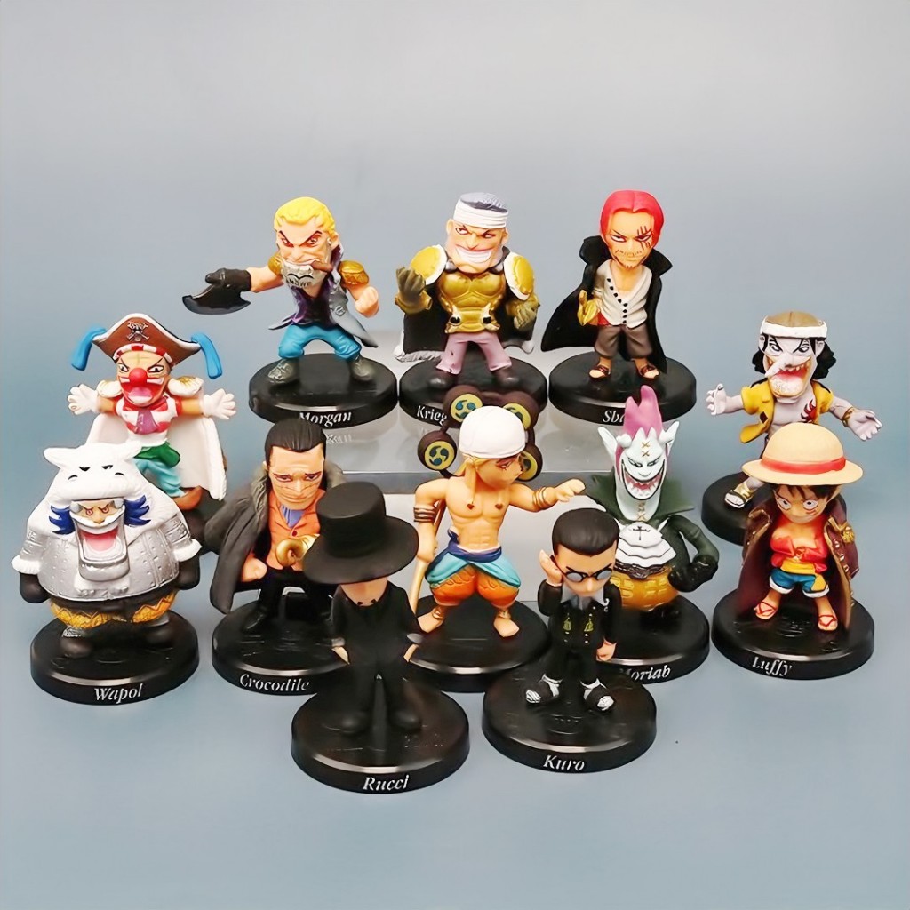 โมเดลตุ๊กตาอนิเมะ โมเดลฟิกเกอร์ PVC อนิเมะยกเซต ตกแต่งบ้านตั้งโชว์