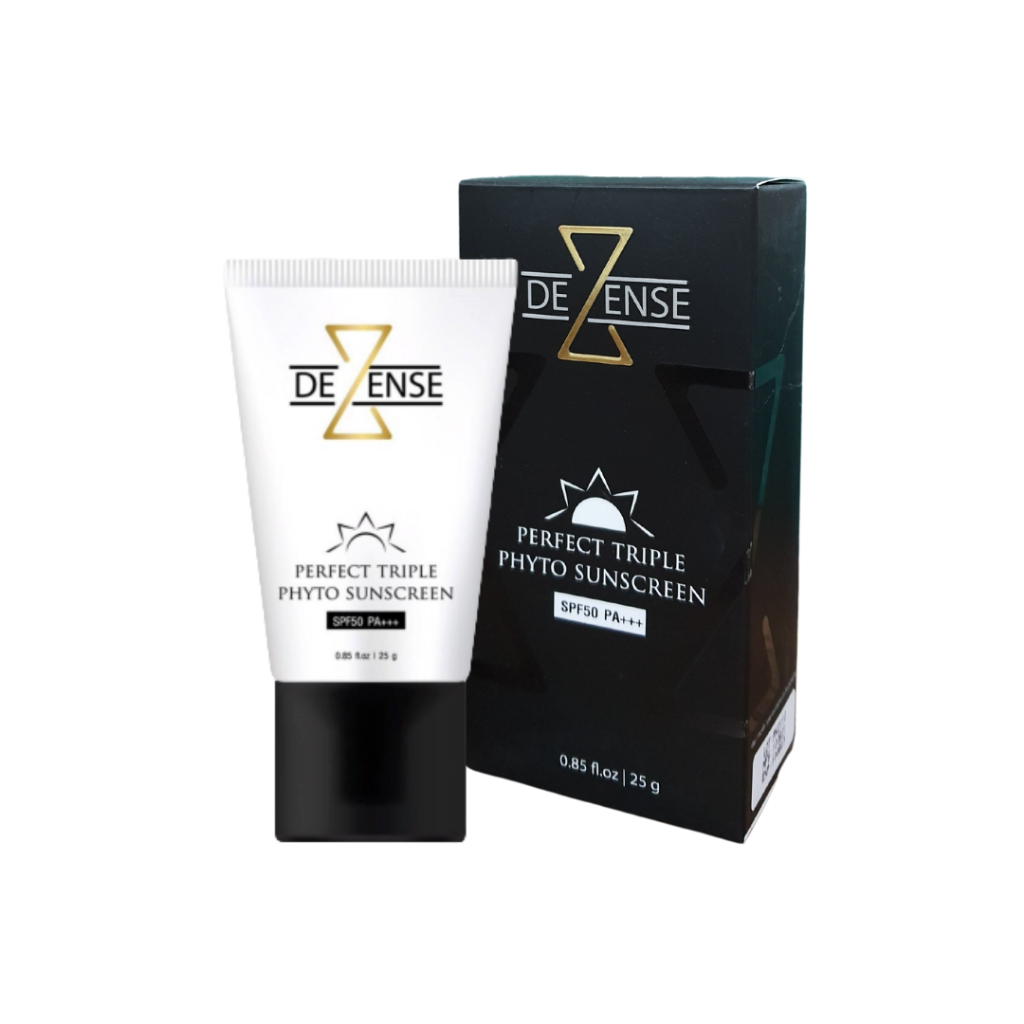 De Zense เดอเซ้นส์คลาสสิก ครีมกันแดดหน้า บางเบา ไม่เหนอะ ไม่เยิ้ม SPF50 PA+++ UVA UVB IR กันแสงสีฟ้า