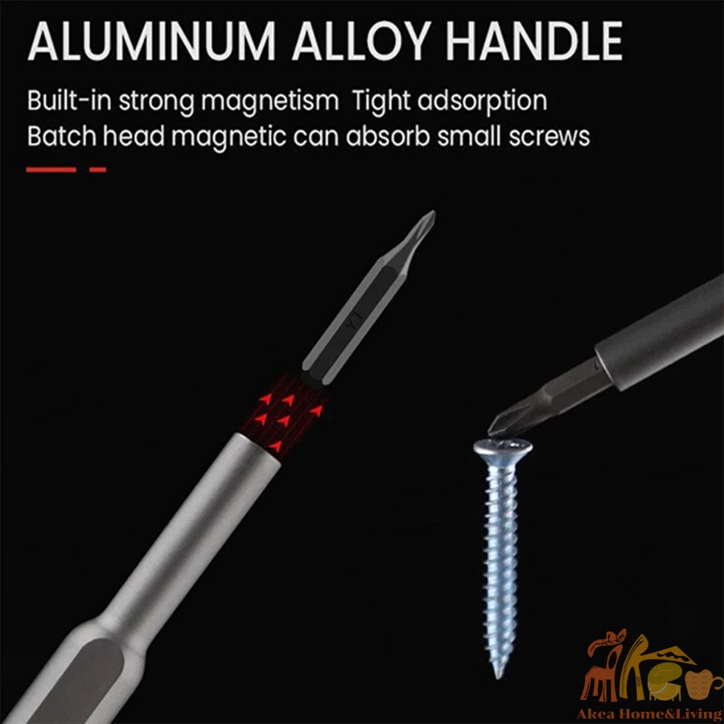 Akea ชุดไขควงแม่เหล็ก S2 วัสดุเหล็กอัลลอยด์ สําหรับซ่อมแซมโทรศัพท์มือถือ จำนวน - รูปที่ 3