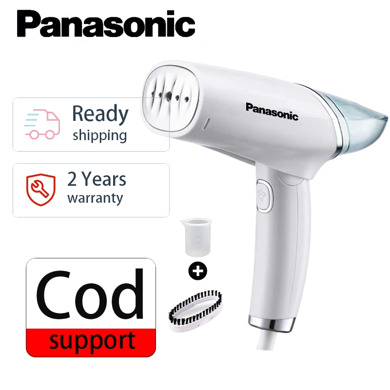 Panasonic เตารีดไอน้ำ เตารีดแบบพกพา 200ml เตารีดไอน้ำแบบมือถือ เตารีดไอน้ำพกพา 1000W สามารถพับสแตนเลสเตารีดไอน้ำ
