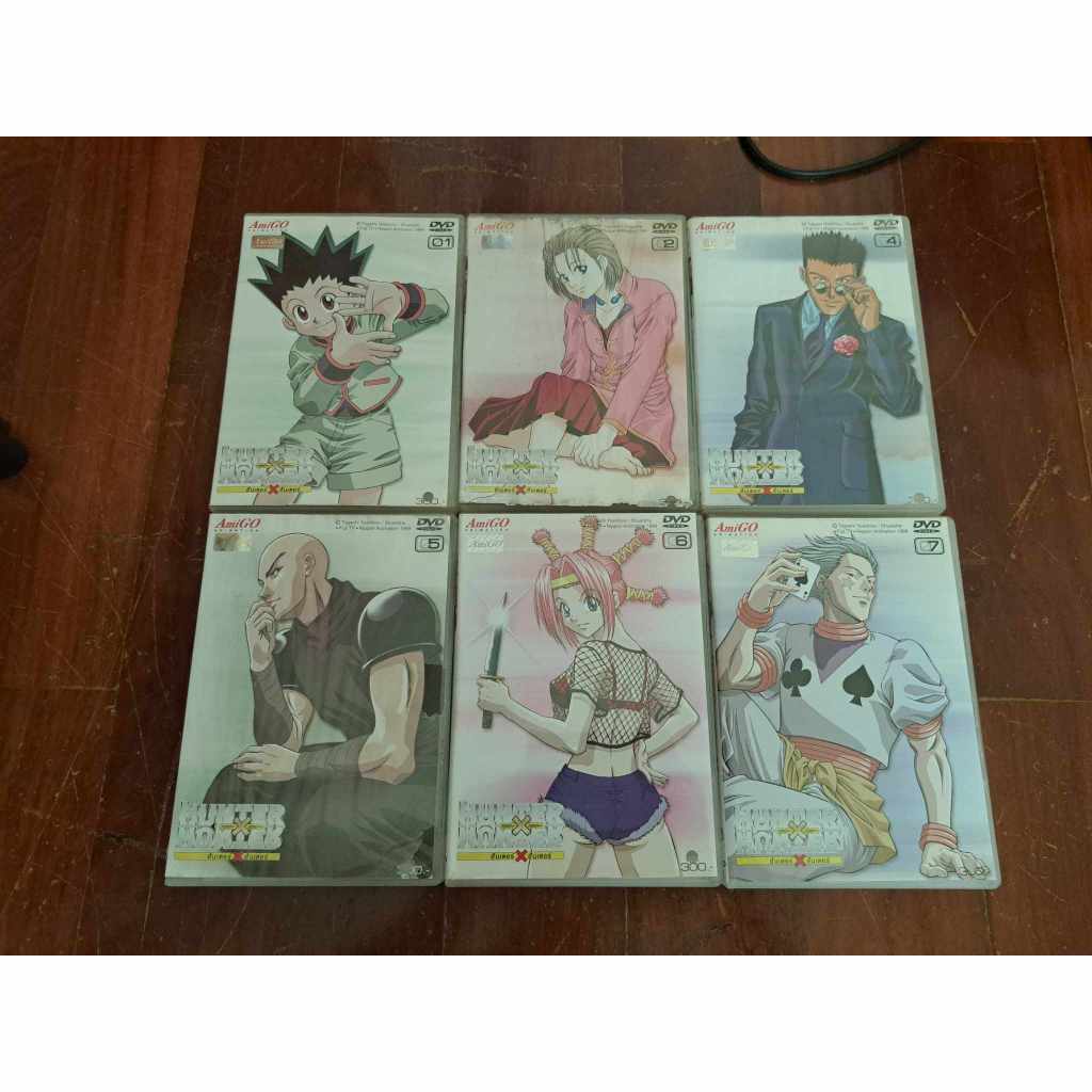 DVD ดีวีดีการ์ตูน HUNTER X HUNTER แผ่น 1-16 จบ (มือ 2) ** ขาดแผ่น 3 รวมทั้งหมด 15 แผ่น