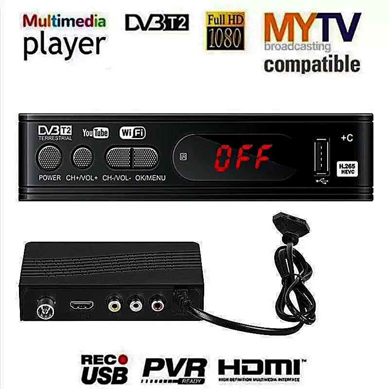 กล่อง ดิจิตอล DVB T2 ใช้ร่วมกับเสาอากาศทีวี คมชัดด้วยระบบดิจิตอล สินค้าคุณภาพ กล่องดิจิตอลทีวี กล่องรับสัญญาณtv