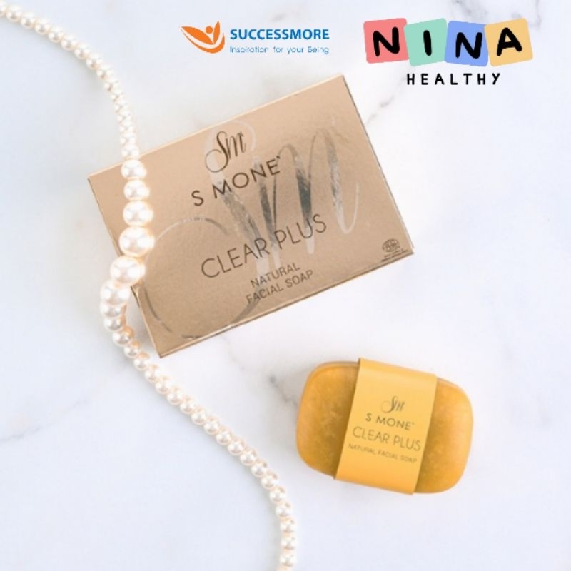 Successmore Clear Plus Natural Facial Soap สบู่ทำความสะอาดผิวหน้า 100 กรัม