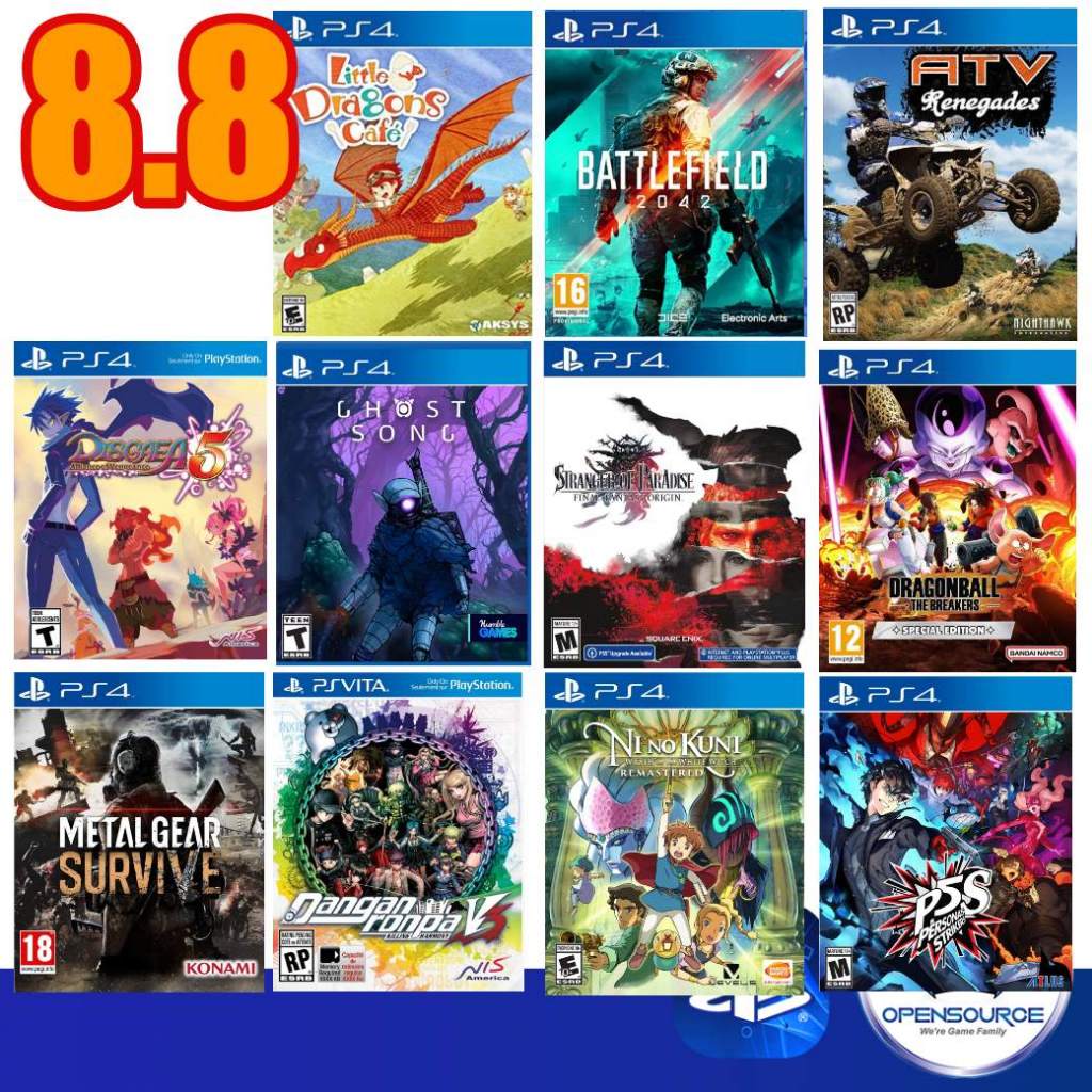 (มาเกมส์ขยี้ใจ NewYear 2024 ]Playstation: เกมดี ลดราคา หลายแนว สำหรับ PS5 และ PS4 แนวต่างๆ Action RPG SIM Party