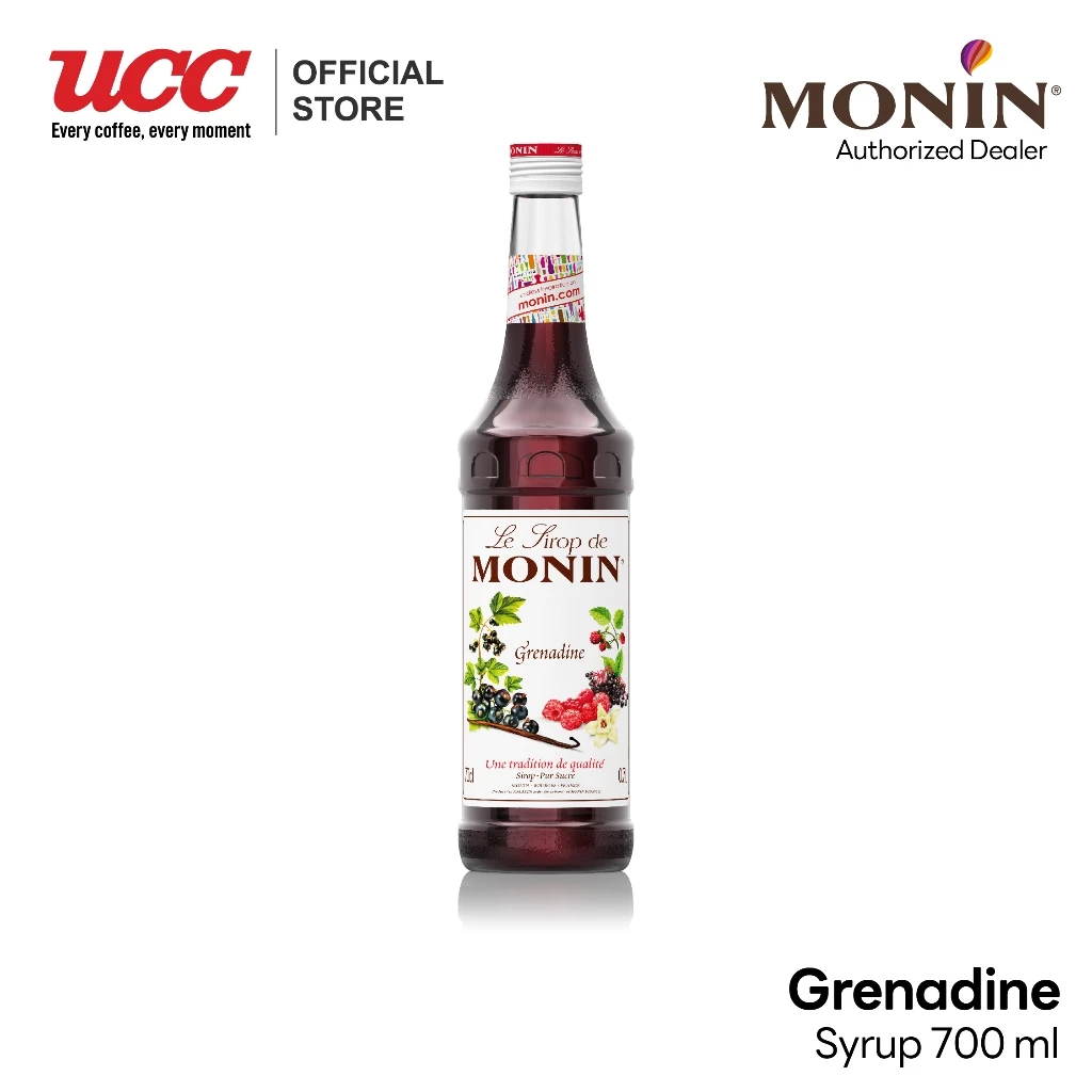 MONIN Grenadine Syrup น้ำเชื่อมกลิ่นเกรนาดีน 700ml.
