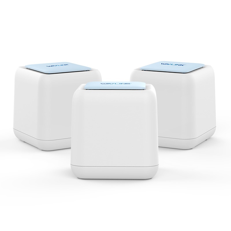 Wavlink Mesh Cubic (Pack 2) AC1200 Dual-band Whole Home WiFi Mesh System with Touchlink (HALOBASEx2)