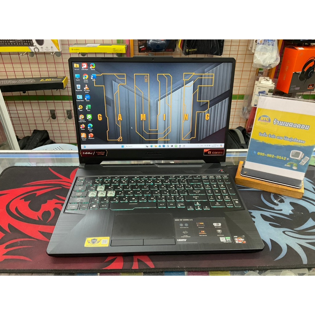 Asus TUF Gaming A15 FA506IC-HN011T การ์ดจอ Nvidia เสีย