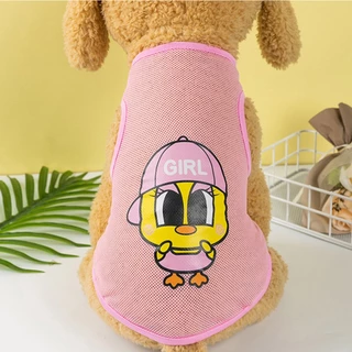yoyopet : เสื้อกล้ามสัตว์เลี้ยง ชุดหน้าร้อน สำหรับหมา แมว น่ารัก ใส่สบายหน้าร้อน มีให้เลือกหลายลาย