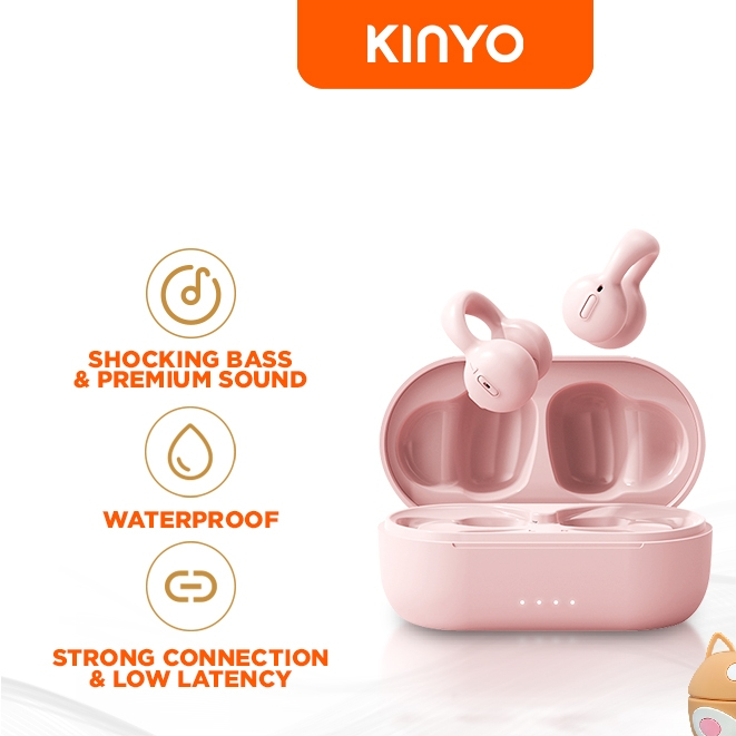 KINYO I20  Bone Conduction Headphone Wireless 5.3 หูฟังบลูทูธไร้สาย หูฟังไร้สาย หูฟังบลูทูธ 5.3