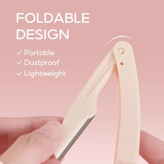 Oni 3Pcs Portable Eyebrow Razor Kit Folding Eyebrow Beauty Makeup Tool Eyebrow Trimmer กรรไกร กันคิ้ว ที่กันคิ้ว