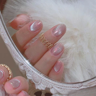 สีทาเล็บเจลแคทอายสีสุภาพ Cat Eye แคทอายกลิตเตอร์แน่นๆ สีไซรัปให้ความสุขภาพดี 10ml