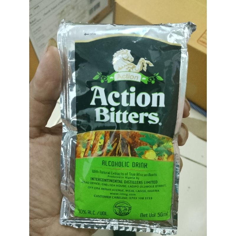Action Bitters original from Nigeria 50ml. 100฿