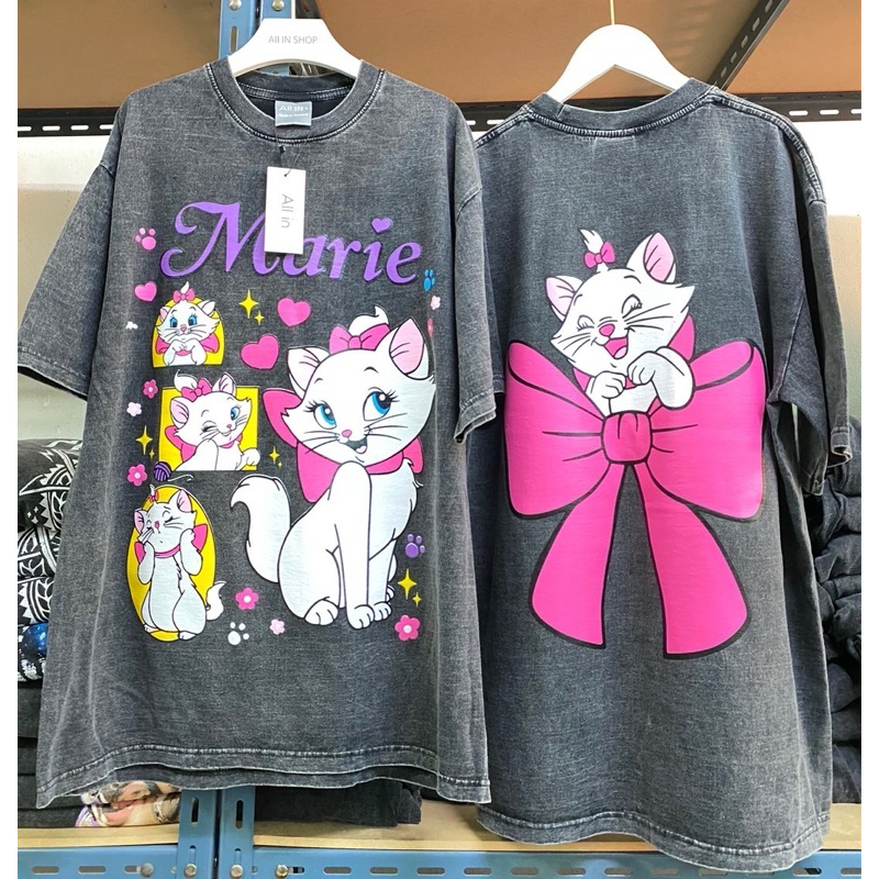 เสื้อยืดโอเวอร์ไซส์ งานผ้าฟอกวินเทจ No.1