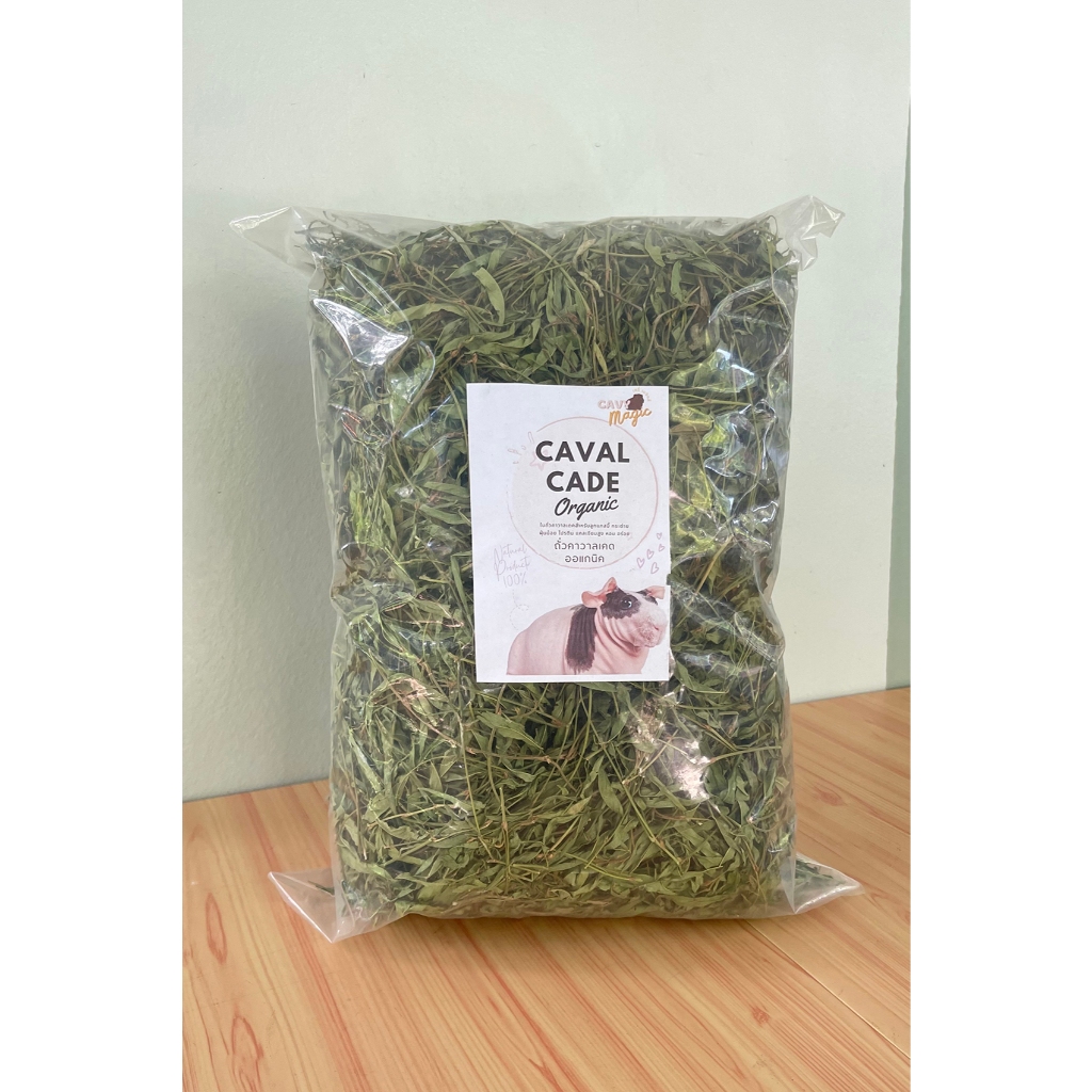 คาวาลเคดออแกนิคใหม่ อบแห้งหญ้าสำหรับแกสบี้ กระต่าย สัตว์ฟันแทะ 2024