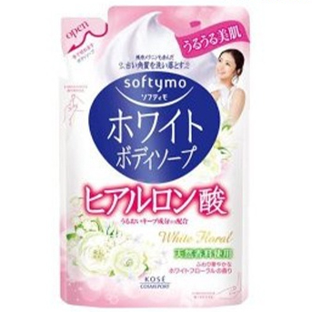 SOFTYMO WHITE BODY SOAP REFILL 420 ML / ครีมอาบน้ำสูตรคอลลาเจน แบบถุงเติม เพื่อสุขภาพผิวที่แข็งแรง