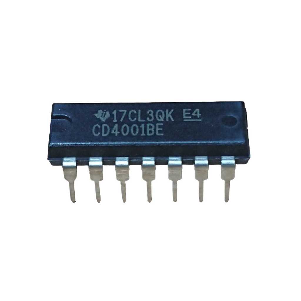 CD4001BE CD4001 4001 Quad 2-Input NOR Gate IC ไอซี ยี่ห้อ Texas Instruments