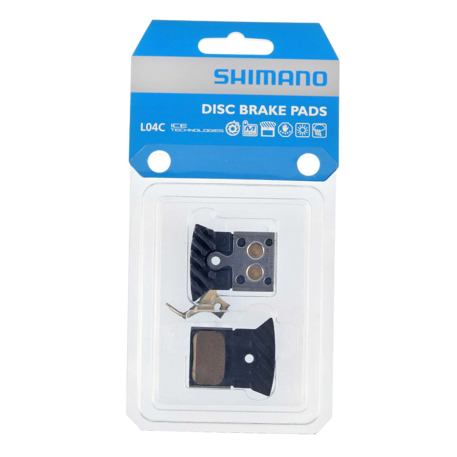 SHIMANO DISC BRAKE PADS L04C/METAL PAD/ผ้าเบรคดิสก์เบรค/1คู่