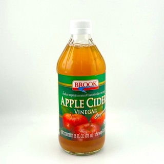 SUPERMART BROOK Apple Cider Vinrgar 473 ml.บรูค น้ำส้มสายชูห…