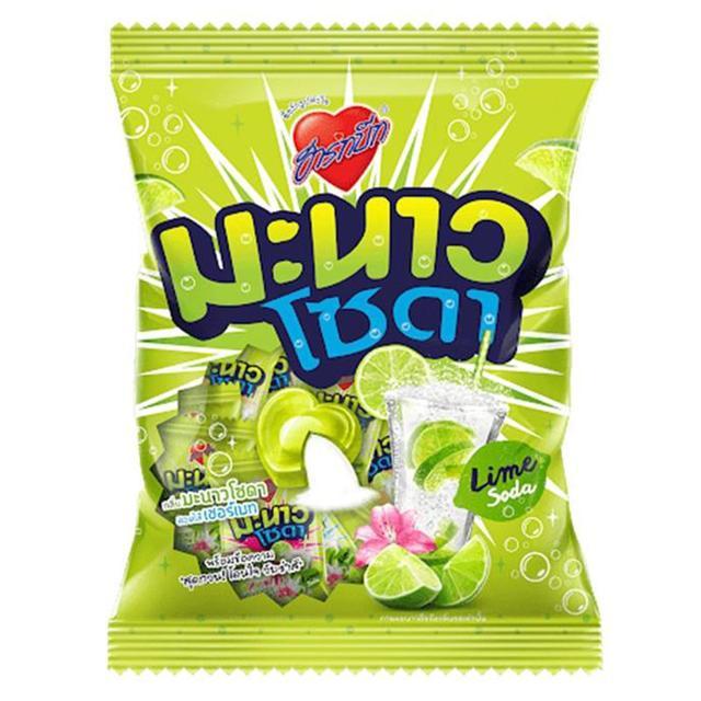 ฮาร์ทบีท ลูกอม กลิ่นมะนาวโซดา สอดไส้เชอร์เบท 100 เม็ด