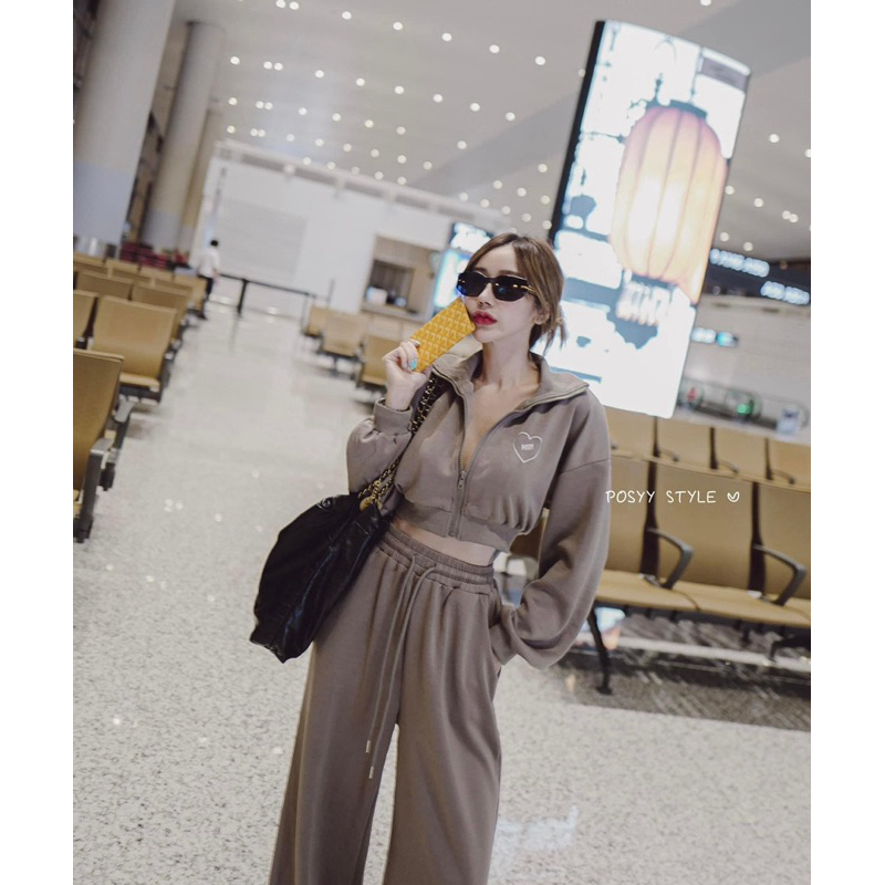 setวอร์มสีเขียวขี้ม้า possy