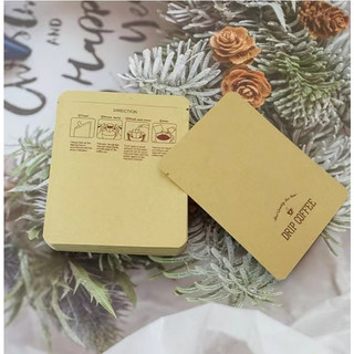 ถุงใส่กาแฟดริป (50 ใบ) ซองซีล 3 ด้าน ขนาด 10*12.5cm อลูมิเนียมฟอยล์ สำหรับแพ็คกาแฟดริป