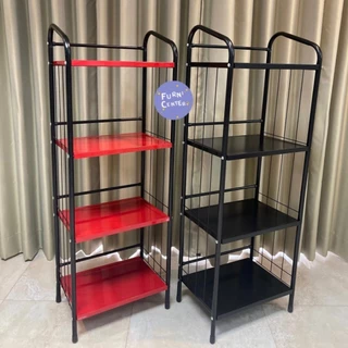 ชั้นวางของเหล็กอเนกประสงค์ 3 ชั้นและ 4 ชั้น ขนาดแผ่นเหล็ก 12x18 นิ้ว (ร้านคนไทย)