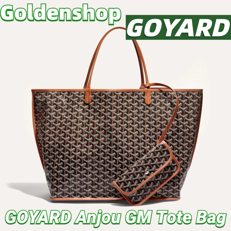 🍒Goyard Anjou GM Tote Shoulder Bag กระเป๋าสะพายเดี่ยว🍒กระเป๋าสะพาย Goyard จริง สินค้าขายร้อน