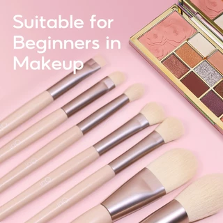 Oni Portable Makeup Brush Set เซตแปรงแต่งหน้า 7 ชิ้น พร้อมถุง แปรงแต่งหน้าขนนุ่ม แปรงแต่ง
