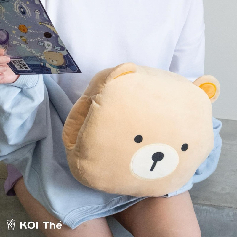หมอนหนุนสอดมือ Koi the BB Bear cushin