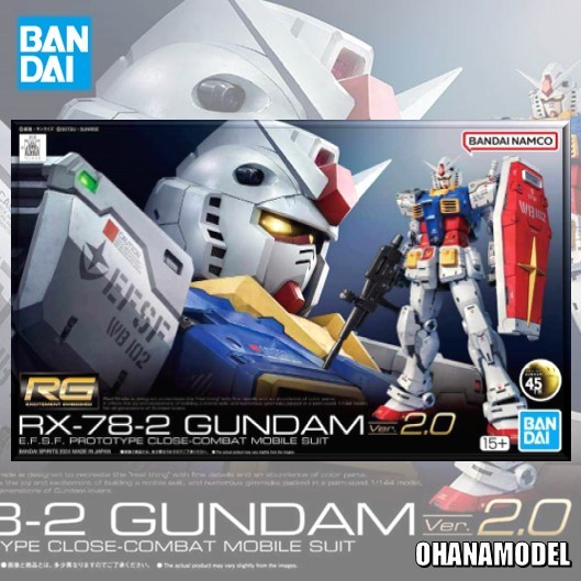 Bandai RG 1/144 RX-78-2 GUNDAM VER.2.0