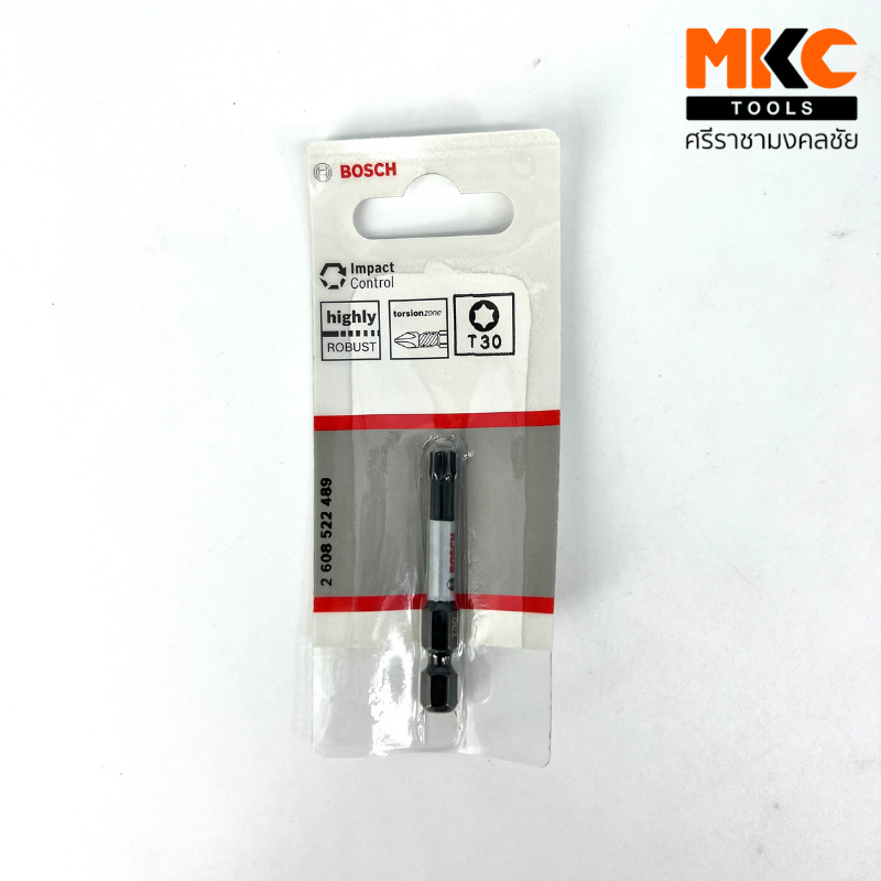 Bosch ดอกไขควง หัวท็อกซ์ 2608522490 T40 Impact Control Power Bit สีดำ