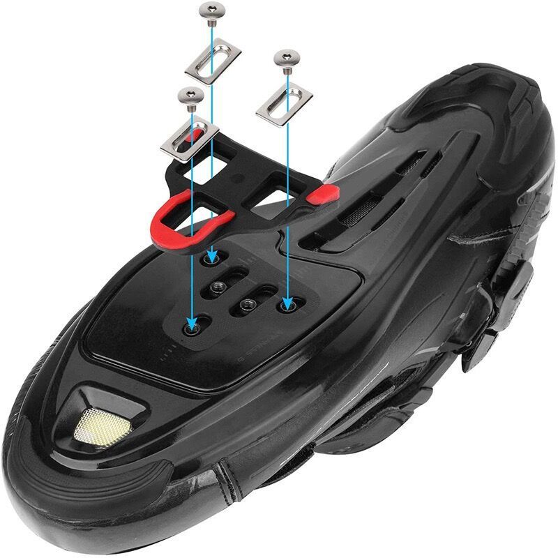 Lilioo แผ่นคลีทล๊อคบันไดจักรยานเสือหมอบ สำหรับบันได Shimano SH12 SH10 SH11 สำหรับ R540 R550 R7000 R8000 (ราคาต่อคู่)