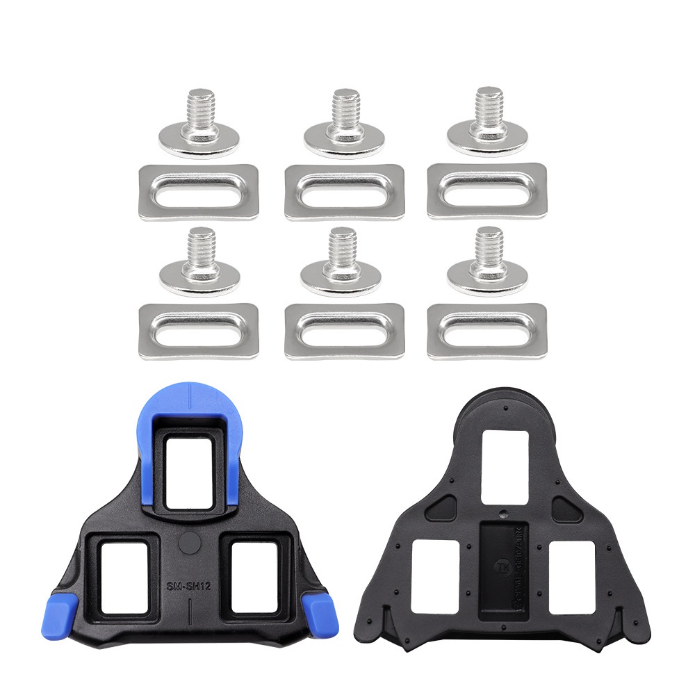 Lilioo แผ่นคลีทล๊อคบันไดจักรยานเสือหมอบ สำหรับบันได Shimano SH12 SH10 SH11 สำหรับ R540 R550 R7000 R8000 (ราคาต่อคู่)