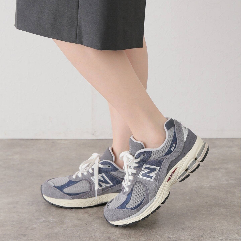 New Balance รองเท้าผ้าใบ รองเท้าลำลอง M 2002R Navy Castlerock M2002REL (6500)