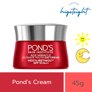 Pond's Age Miracle Wrinkle Corrector Day Cream/Night Cream 45g พอนส์ เอสมิราเคล เดย์ครีม ไนท์ครีม