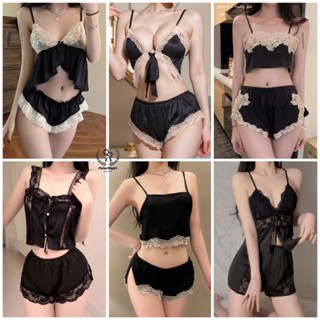polar_night 💋ชุดนอนเซ็กซี่  ✨ผ้าซาตินคุณภาพสูงหลากสไตล์เซ็กซ…
