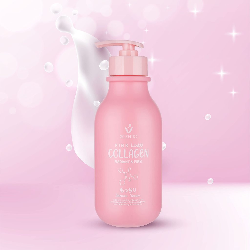 เซรั่มอาบน้ำ Scentio Pink Collagen Radiant & Firm Shower Serum