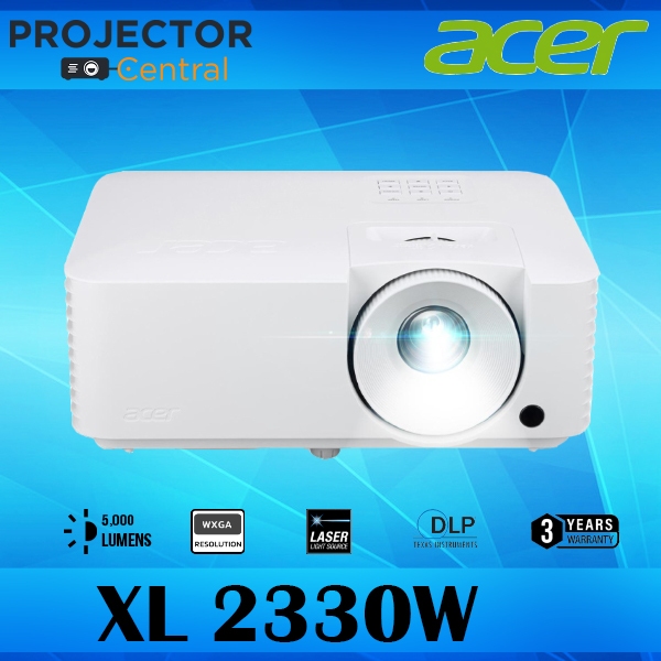 ACER VERO XL2330W DLP LASER PROJECTOR (5000 LUMENS , WXGA)