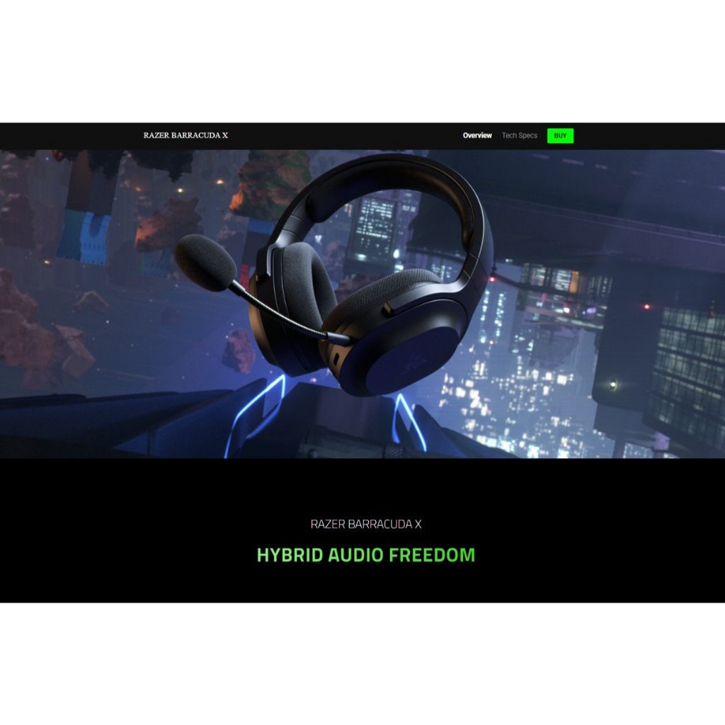 Razer Barracuda X Chroma - Wireless Multi-PlatformGaming and Mobile Headset หูฟังไร้สาย ประกันศูนย์