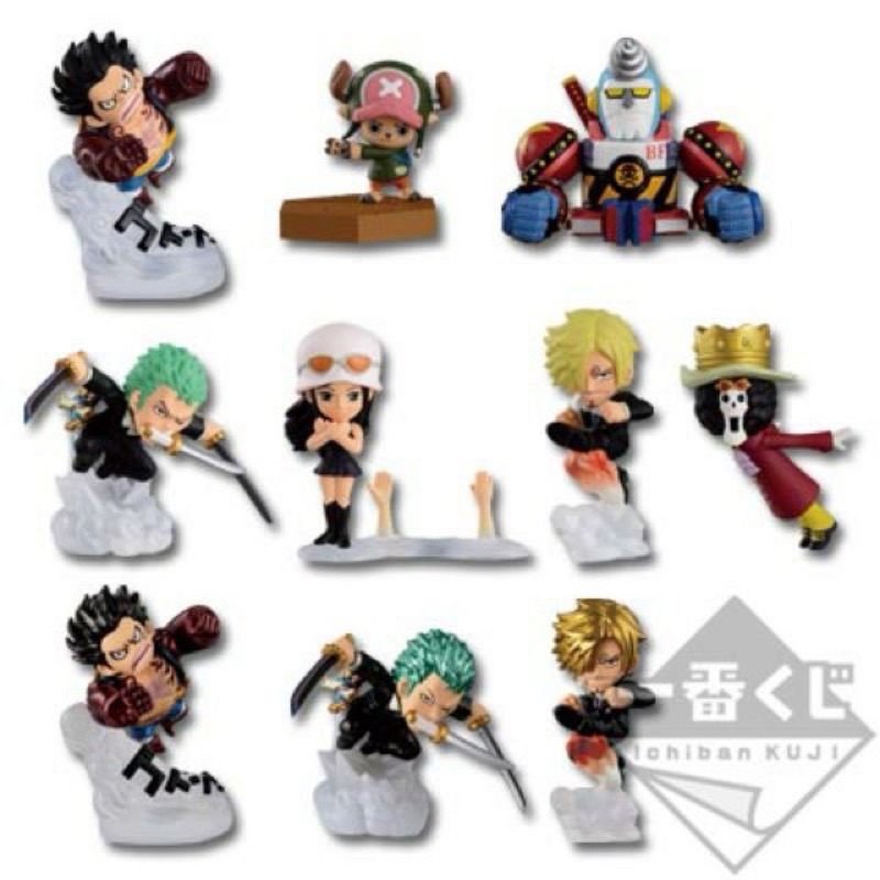 Ichiban Kuji งานจับฉลาก One Piece Straw Hat Crew Voyage Trail Desktop Figure ของแท้ สินค้าวางจำหน่าย