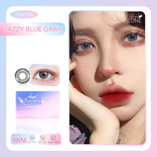 Angel Zone คอนแทคเลนส์ รุ่น Jazzy Blue Gray 14.2 (รองรับสายตาปกติและค่าสายตาสั้น -0.50 ถึง -7.00)