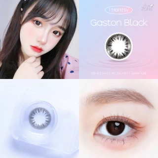 Angel Zone คอนแทคเลนส์ รุ่น Gaston Black 14.2 (รองรับสายตาปกติและค่าสายตาสั้น -0.50 ถึง -7.00)