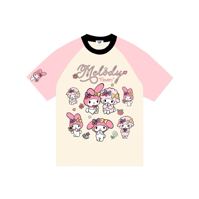 เสื้อยืดOversize(QottonLand)เมโลดี้ฟาวเวอร์